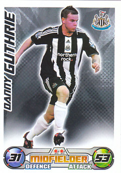 Danny Guthrie Newcastle United 2008/09 Topps Match Attax #226